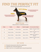 Size guide for the Heritage Plaid Waistcoat Pet Shirt with neck, chest, back-length and recommended-weight measurements for sizes S to XL.